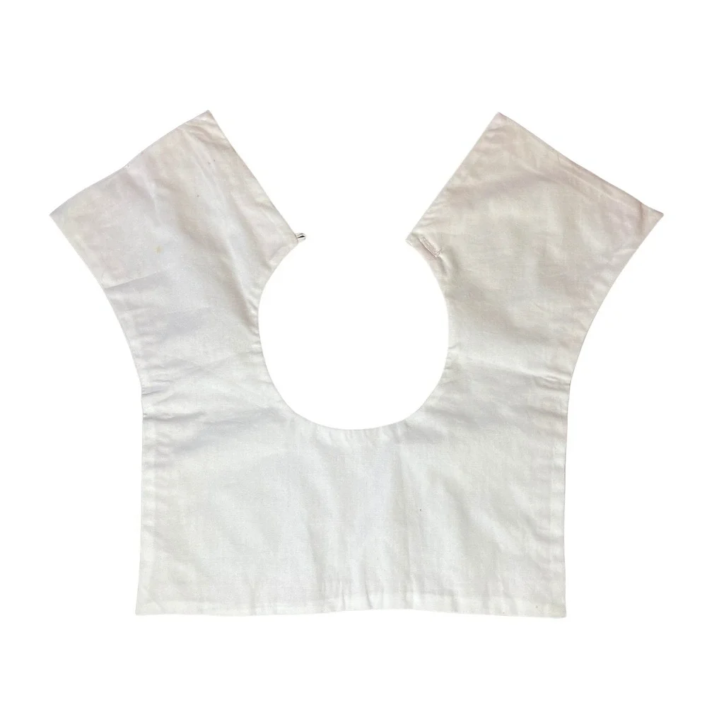 Kids Sailor Collar White Red Trim Nautical School Uniform Accessory